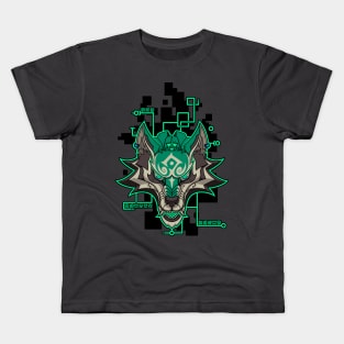 CyberWolf Hero Kids T-Shirt